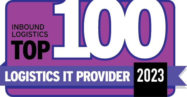 Inbound Logistics top 100 Logistics IT provider 2023 award