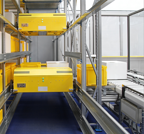 amrs technology in a warehouse